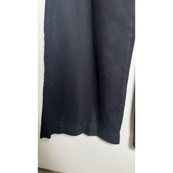 Pilcro X Anthropologie Black‎ Wide Leg High Rise Lyocell Blend Stretch Pants 30 - Picture 4 of 11